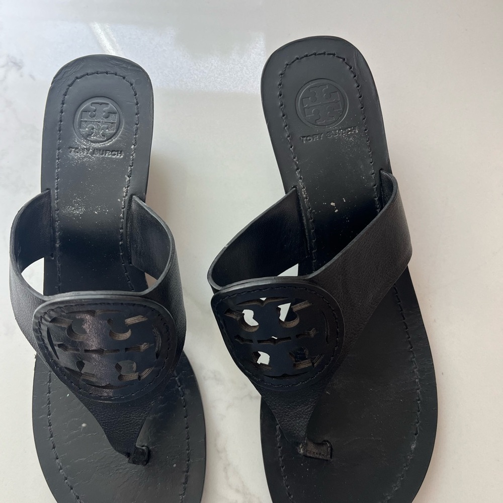 Tory Burch sandals black size 9 women's